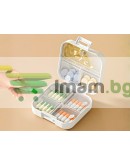 Кутия с 7 отделения органайзер за лекарства и таблетки